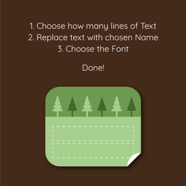 Stick On Adventure Clothing Name Labels - Image 3
