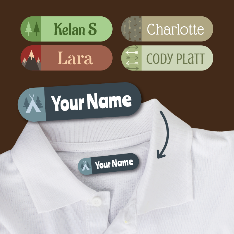 iron on labels