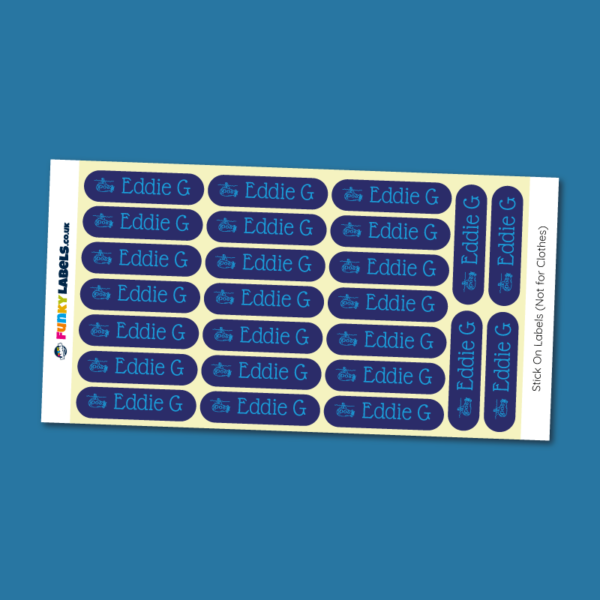 Stick On Colour Labels with Icon - Image 4