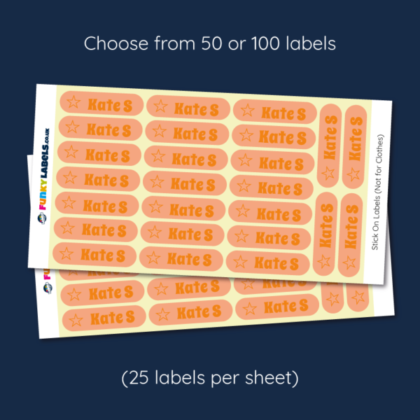 Stick On Colour Labels with Icon - Image 5