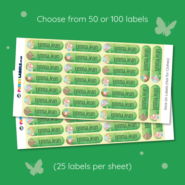 Deluxe Stick On Enchanted Forest Labels - Image 4