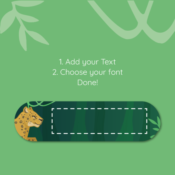 Deluxe Stick On Jungle Labels - Image 5