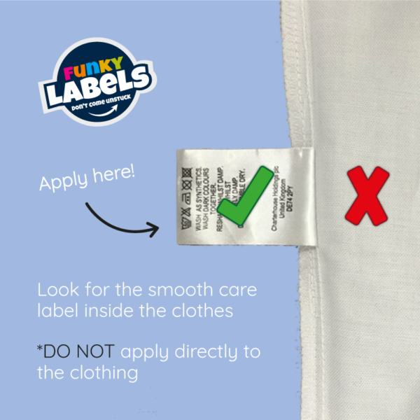 Deluxe Stick On Llama Clothing Name Labels - Image 7