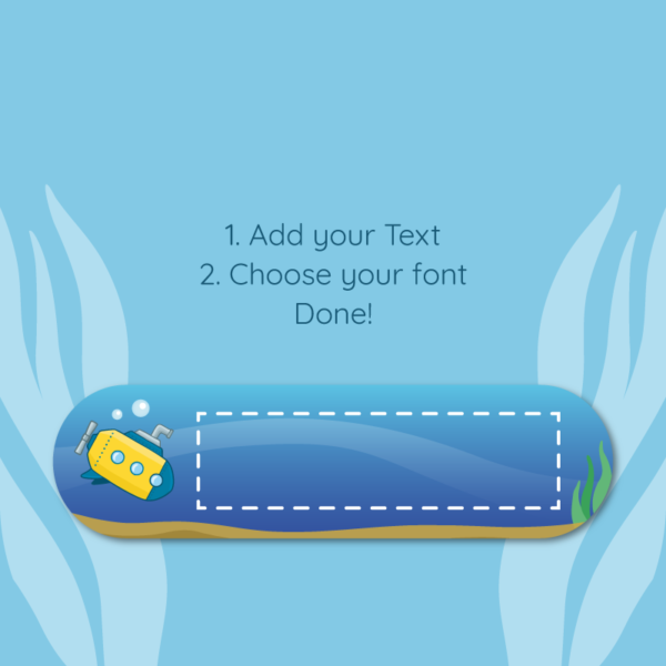 Deluxe Stick On Under The Sea Labels - Image 5