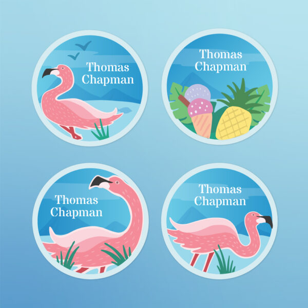 Deluxe Flamingo Label Pack - Image 4