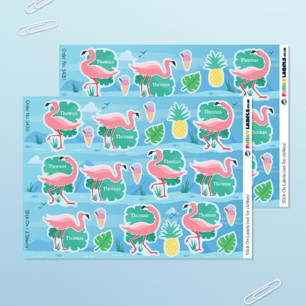 Deluxe Flamingo Label Pack - Image 2