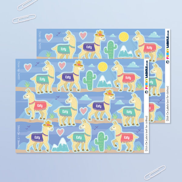 Deluxe Llama Label Pack - Image 2