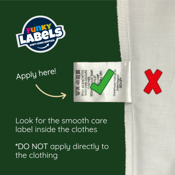 Stick On Owl Clothing Name Labels - Image 7