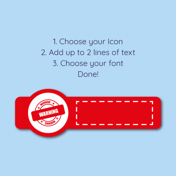 Personalised Food Allergy Stickers - Image 2