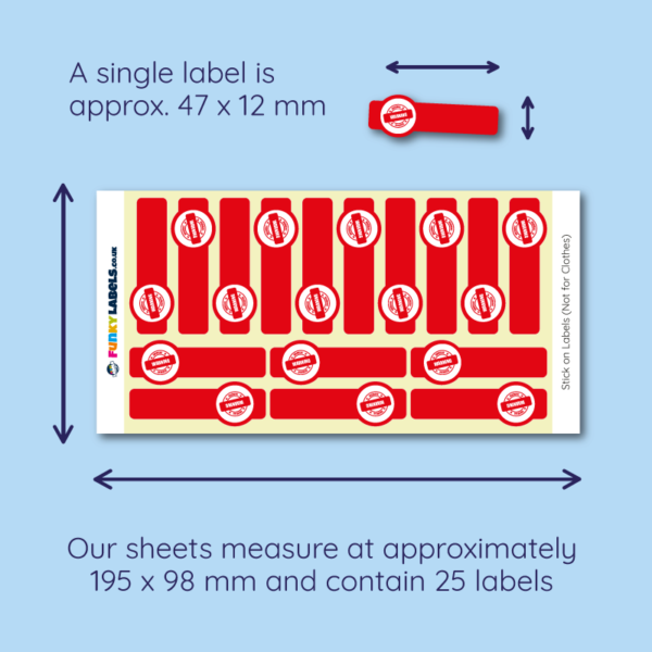 Personalised Food Allergy Stickers - Image 4
