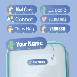Deluxe Llama Stick On Labels