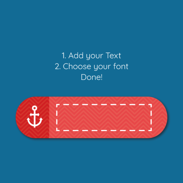 Nautical Personalised Name Stickers - Image 3