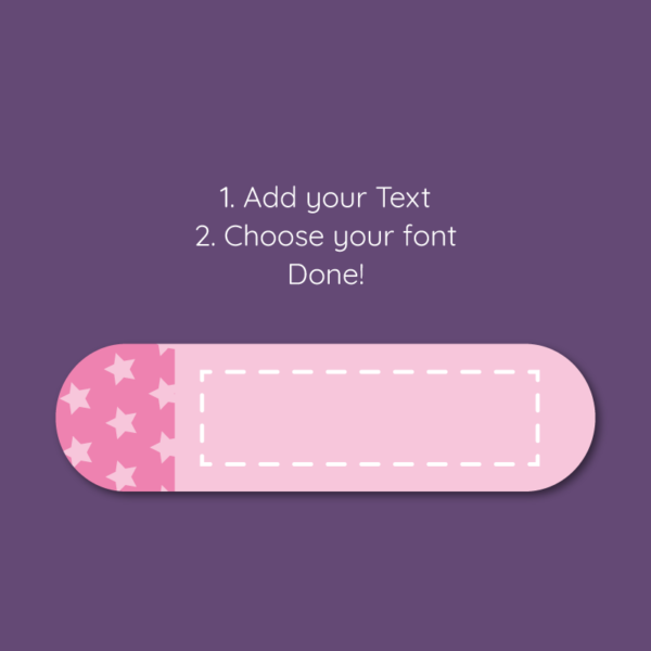 Pattern Personalised Name Stickers - Image 3