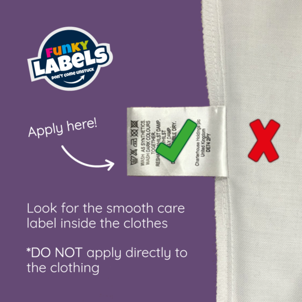 Stick On Pattern Clothing Name Labels - Image 5