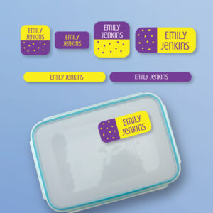 Personalised Stickers in Dot Design