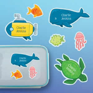 Deluxe under the sea personalised labels
