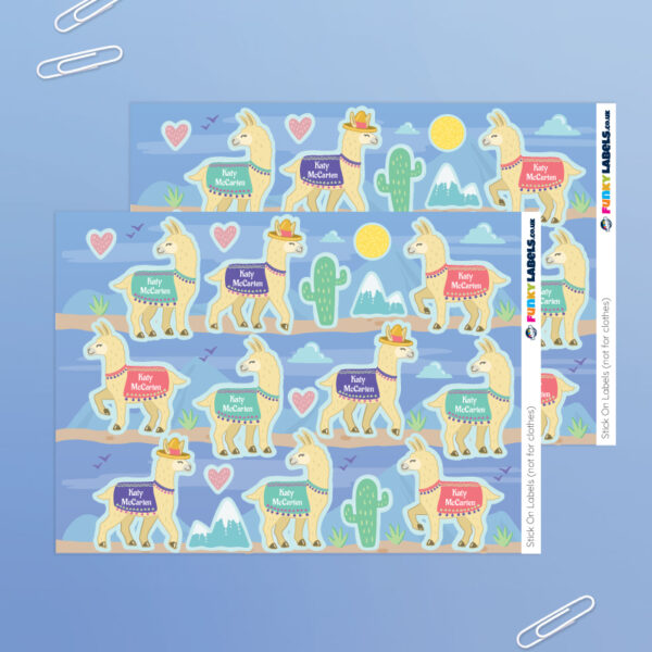 Super Deluxe Llama Label Pack - Image 2