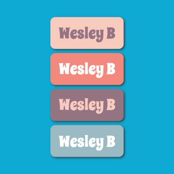 Colourful Personalised Large Stickers - Image 2