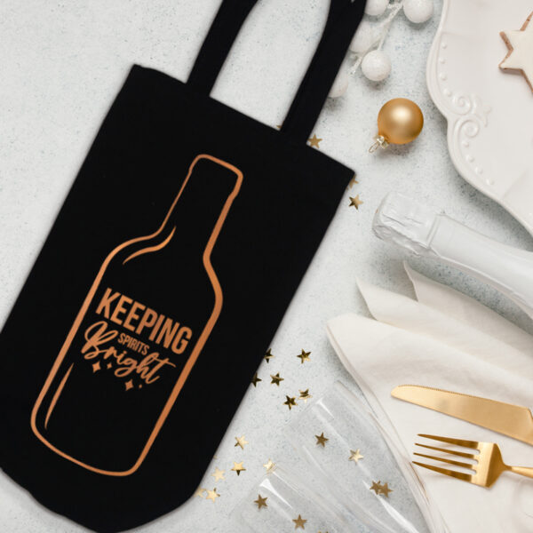 Personalised Christmas Bottle Bag - Image 2