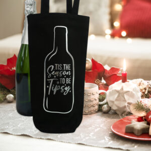 Personalised Christmas Bottle Bags