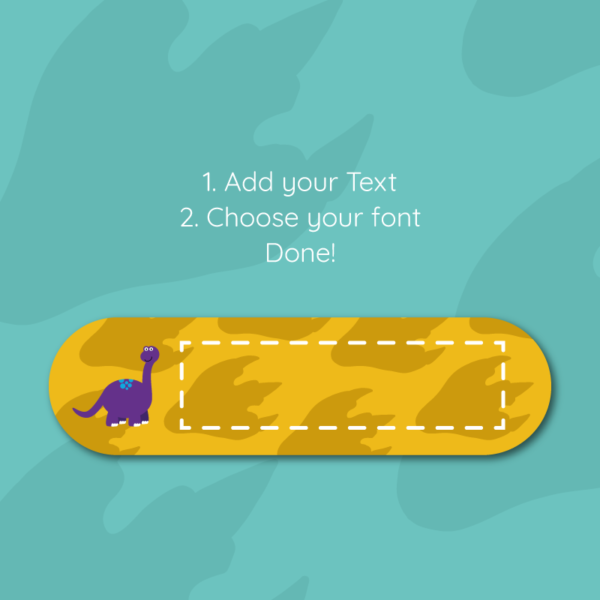 Personalised Stick On Dinosaur Labels - Image 3