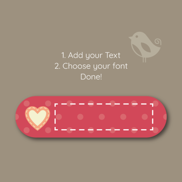 Personalised Stick On Shabby Chic Labels - Image 3
