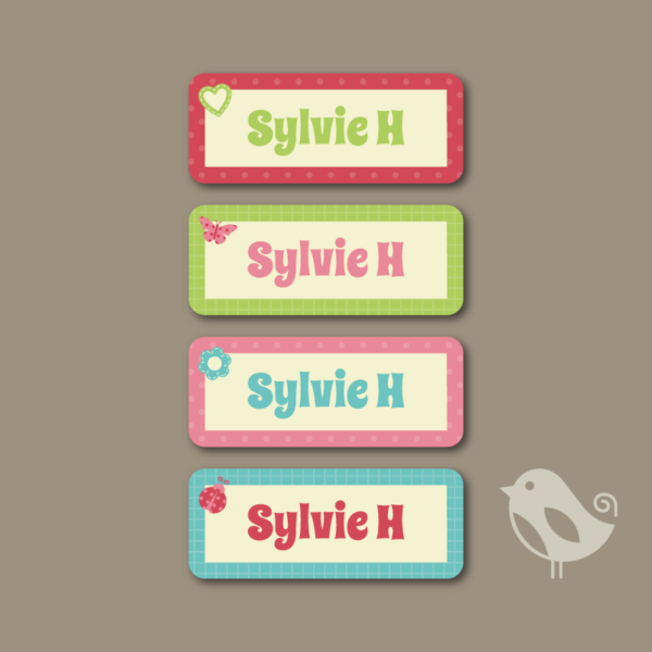 Shabby Chic Personalised Large Stickers - Image 2