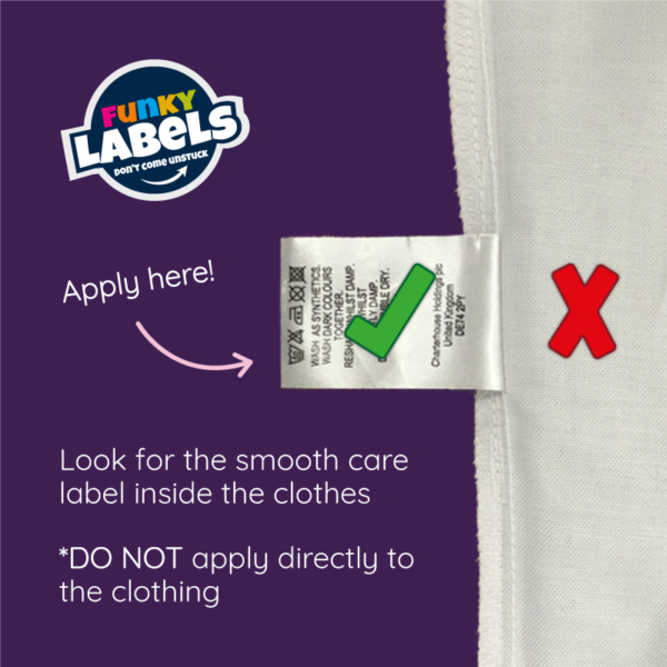 Stick On Dotty Clothing Name Labels - Image 5