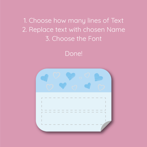 Pastel Stick On Clothing Name Labels - Image 3