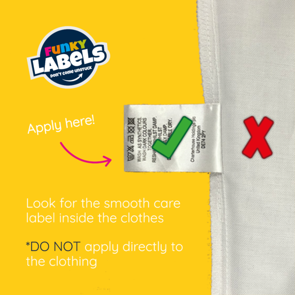 Stick On Bee Clothing Name Labels - Image 5