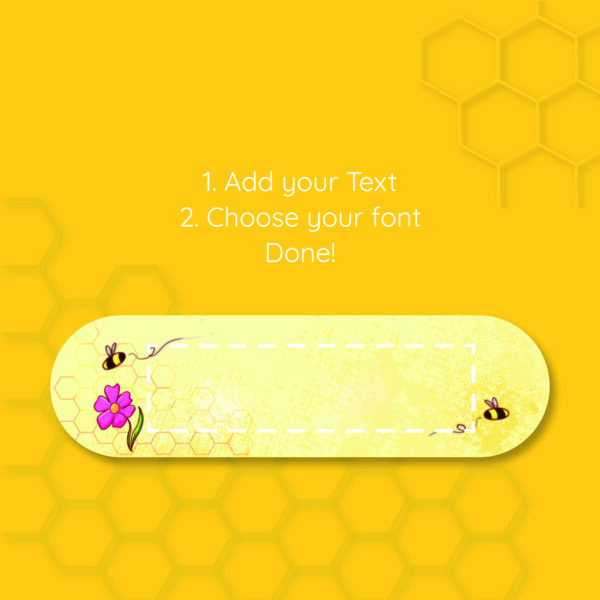 Personalised Bee Stickers - Image 2