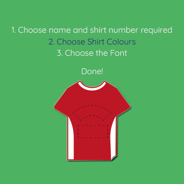 Stick On Football Shirt Clothing Labels - Image 2