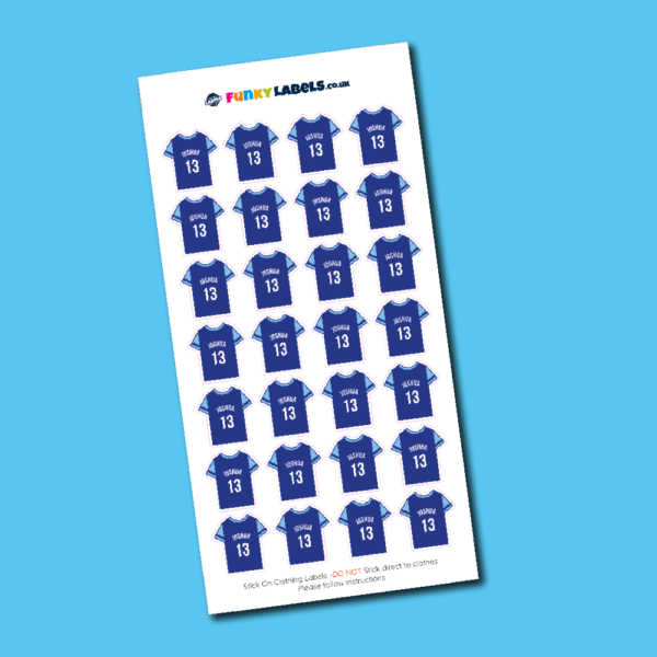 Stick On Football Shirt Clothing Labels - Image 7