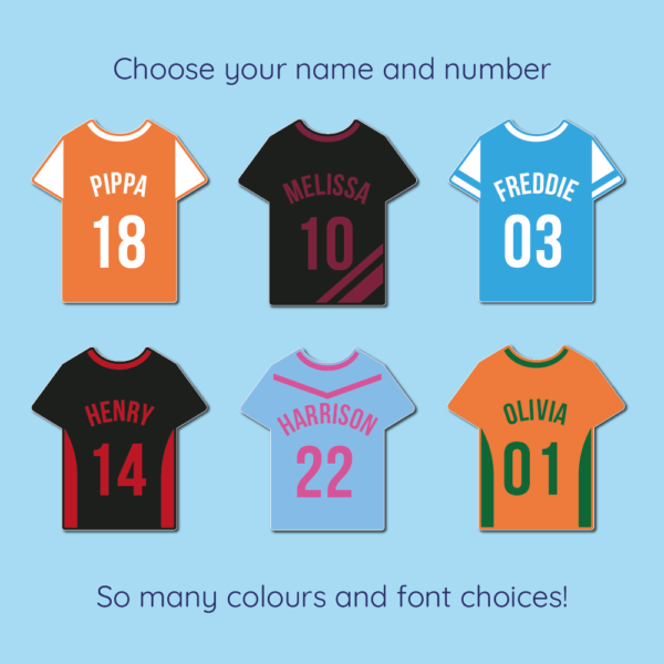 Stick On Football Shirt Clothing Labels - Image 3